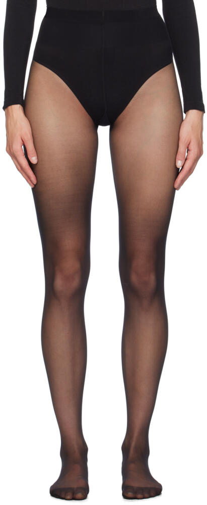 Wolford Black Individual 10 Tights Cover