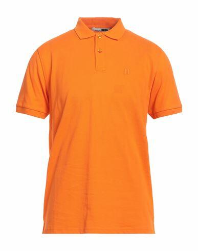 Dooa Man Polo shirt Orange Cotton Cover