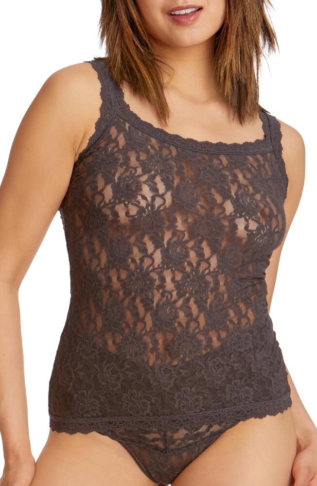 Hanky Panky Lace Camisole in Granite Cover