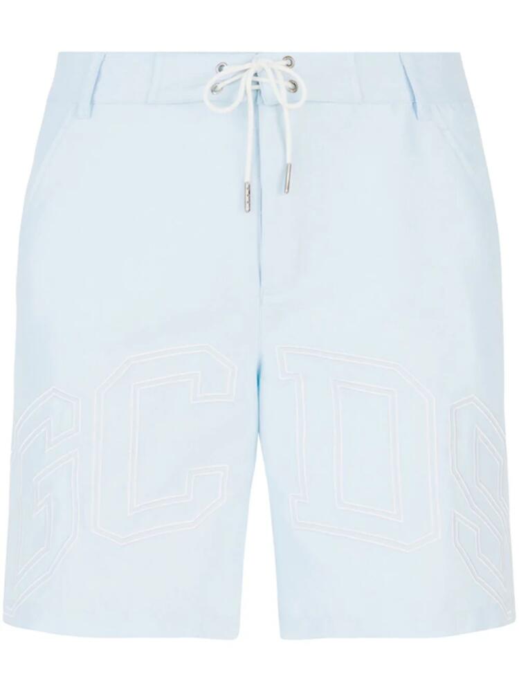 GCDS logo-print swim shorts - Blue Cover