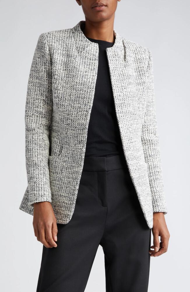 Coperni Gender Inclusive Tweed Fitted Jacket in White/Black Cover