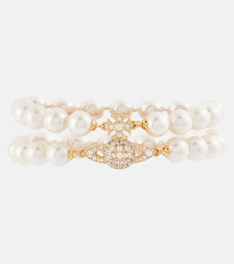 Vivienne Westwood Graziella embellished faux pearl bracelet Cover