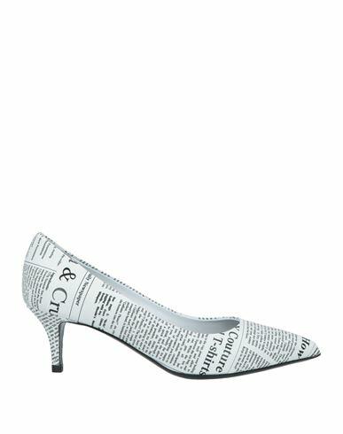 John Galliano Woman Pumps White Leather Cover