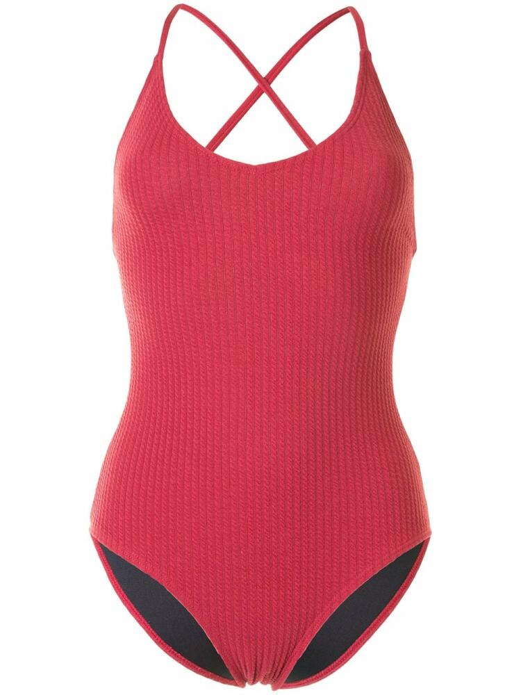 Duskii Margot ribbed swimsuit - Pink Cover