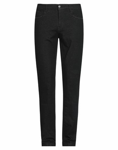 Bikkembergs Man Jeans Black Cotton, Elastane, Polyester Cover