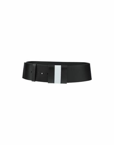 Emporio Armani Woman Belt Black Calfskin Cover