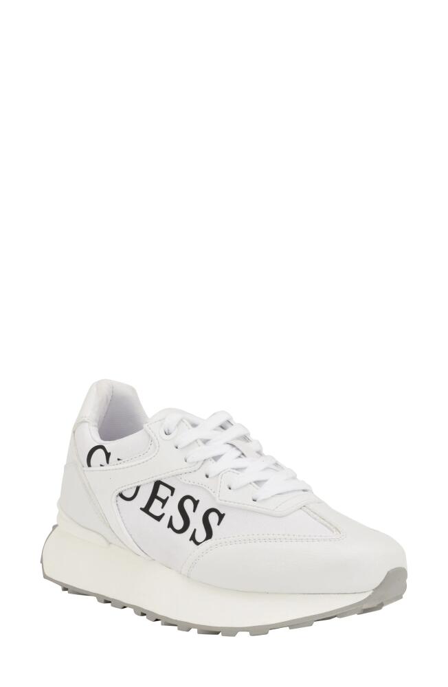 GUESS Luchia Jogger Sneaker in White Cover