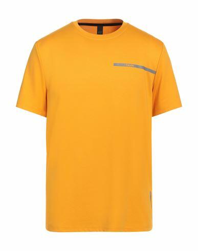 Alphatauri Man T-shirt Orange Viscose, Polyester, Elastane Cover