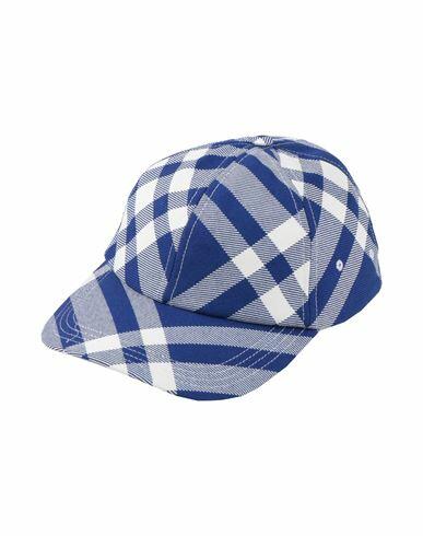 Burberry Prorsum Man Hat Bright blue Polyester, Wool Cover