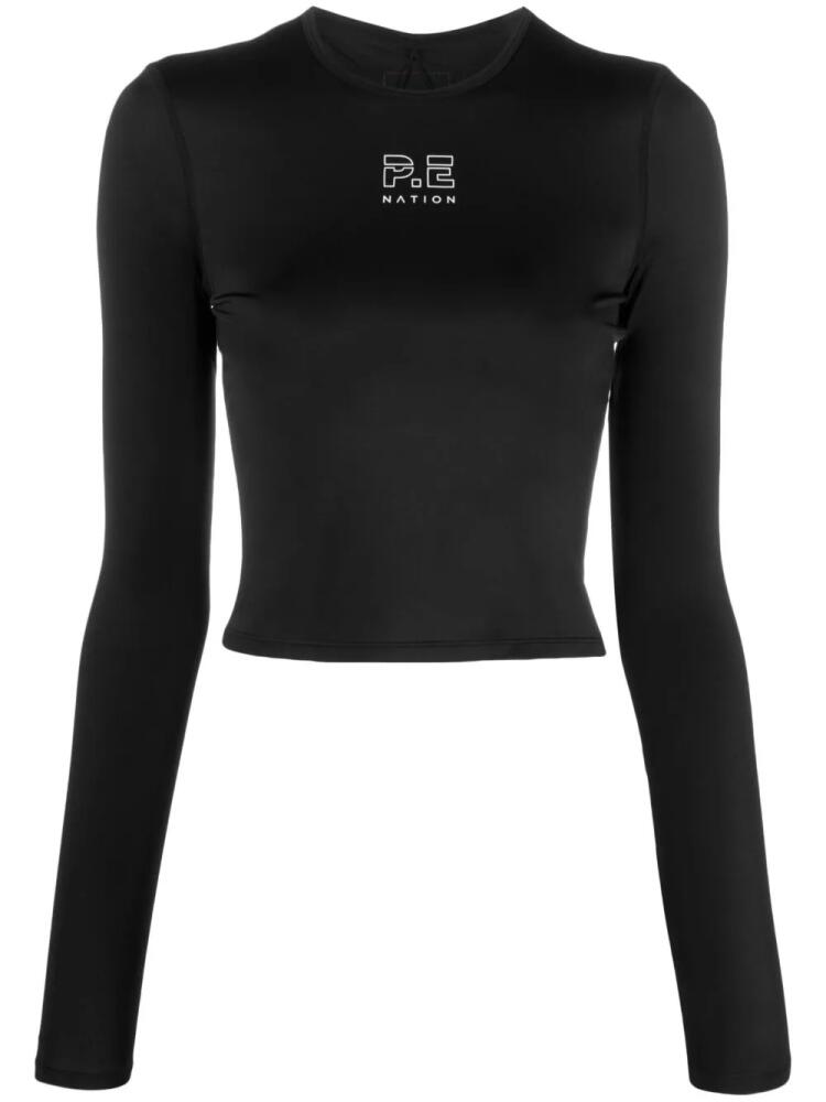 P.E Nation Dedication long-sleeve top - Black Cover