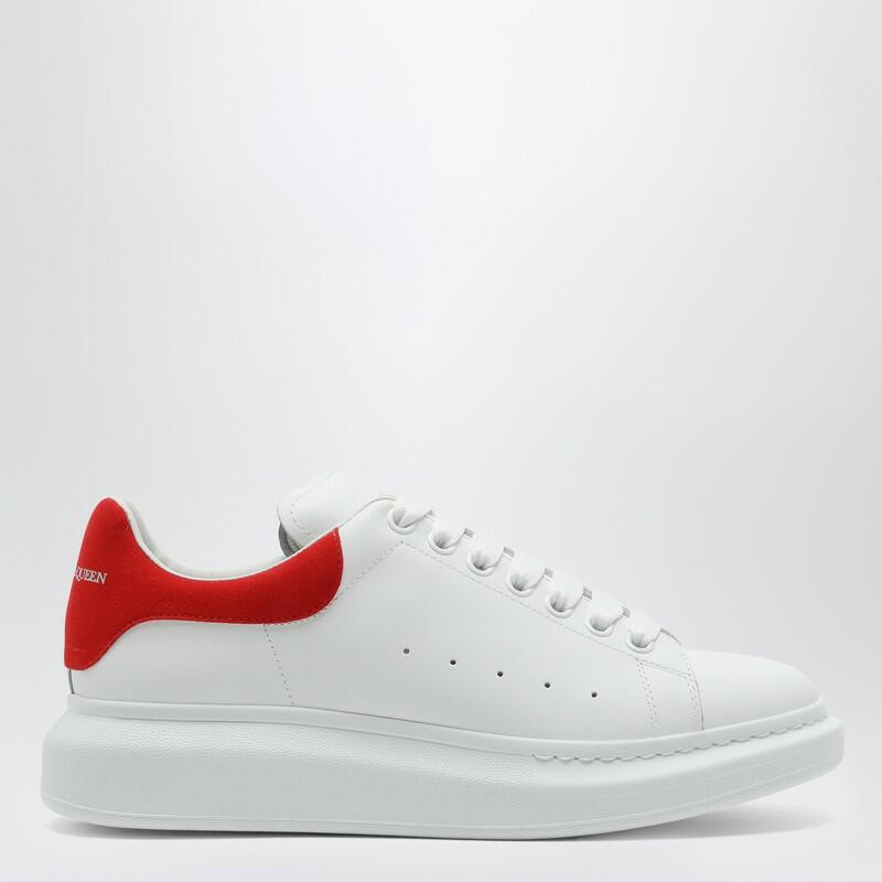 Alexander McQueen Men's white/red Oversize sneakers Cover