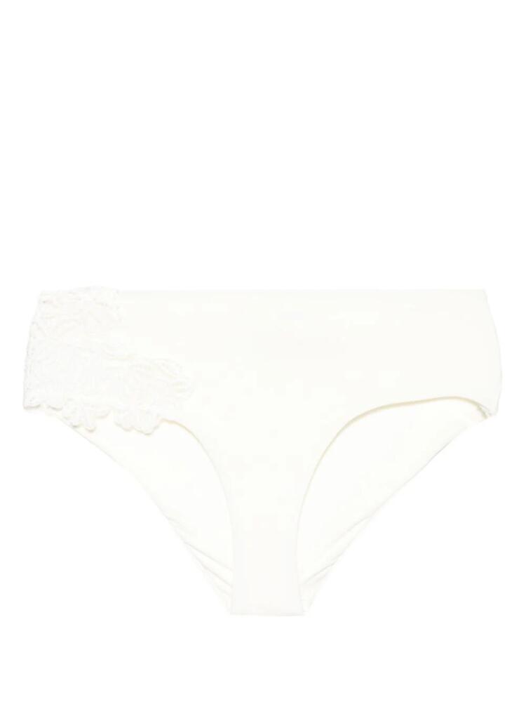 Ermanno Scervino macramé-detailing bikini bottoms - Neutrals Cover