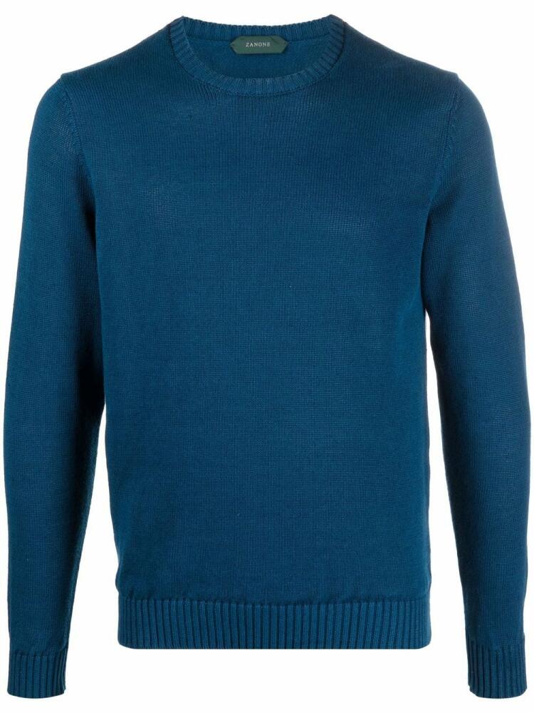 Zanone crew-neck jumper - Blue Cover