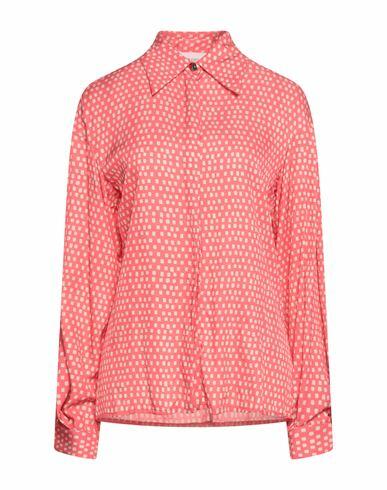 Liviana Conti Woman Shirt Coral Viscose Cover