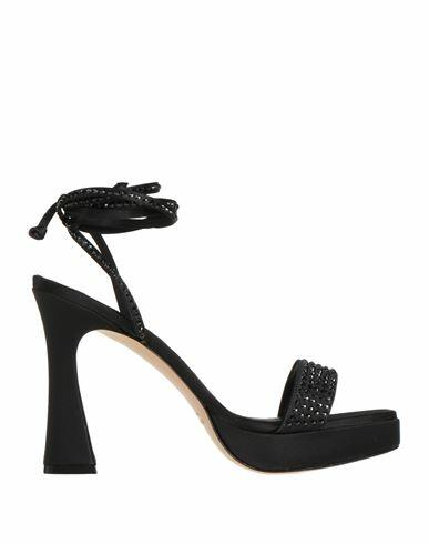 Marc Ellis Woman Sandals Black Textile fibers Cover