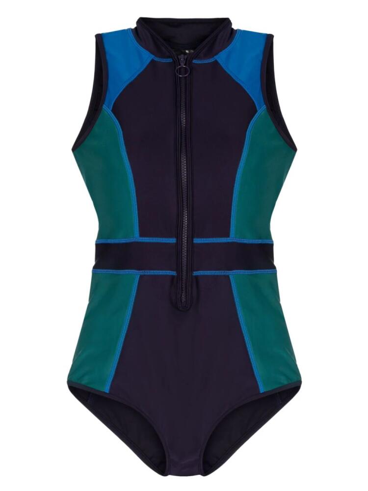 Duskii Tank colour-block swimsuit - Purple Cover