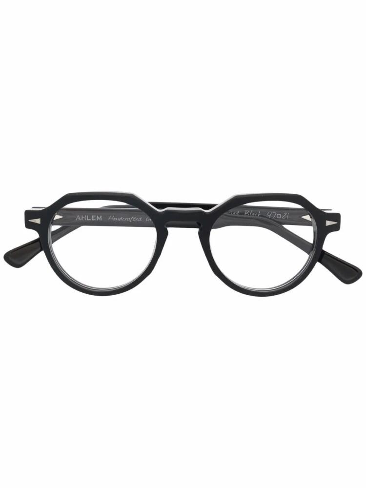 Ahlem Rue Bosquet oval frame glasses - Black Cover