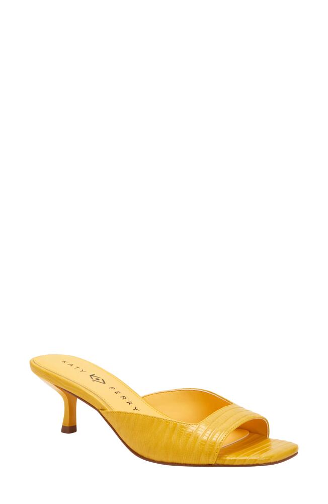 Katy Perry The Ladie Kitten Heel Slide Sandal in Pineapple Cover