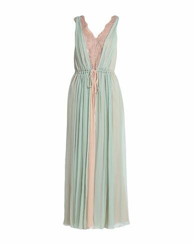 Alberta Ferretti Woman Maxi dress Light green Silk, Acetate, Elastane, Polyester Cover