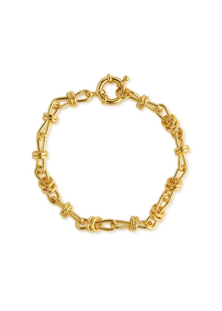 Daisy London X Polly Sayer Knot 18kt Gold-plated Bracelet Cover