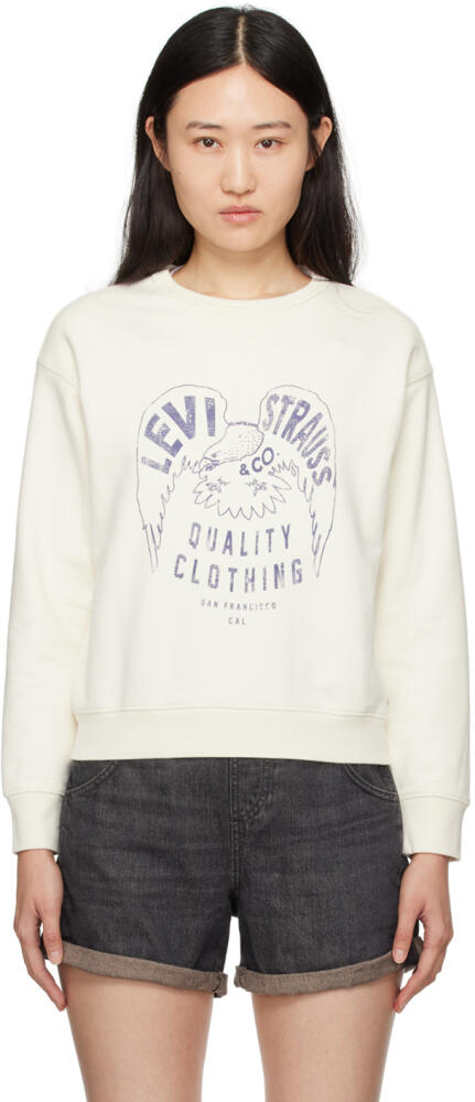 Levi's Off-White Signature Sweater Cover