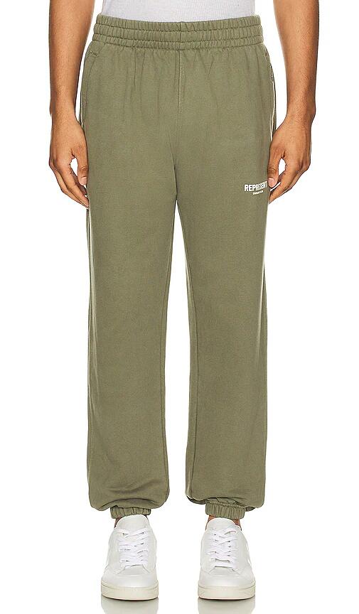 REPRESENT Owners Club Sweatpants in Green Cover