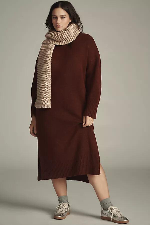 Daily Practice by Anthropologie Karigan Sweater Midi Dress: Turtleneck Edition Cover