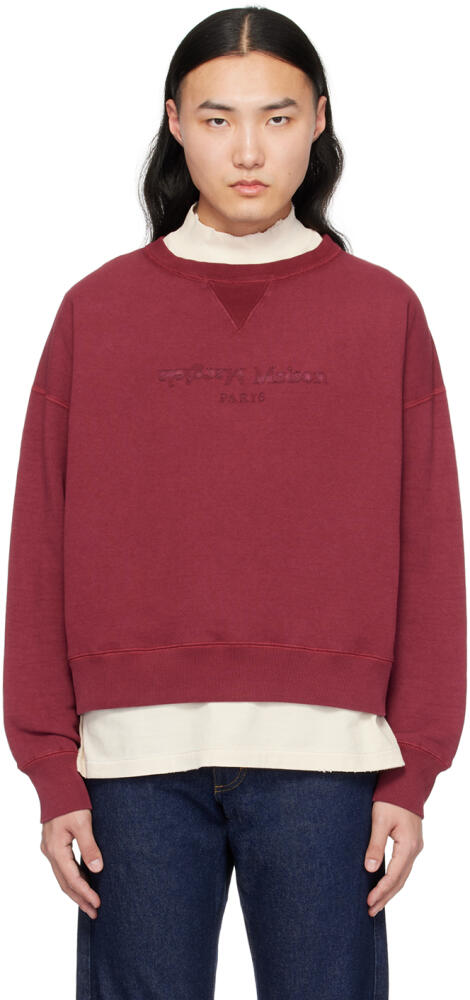 Maison Margiela Red Reverse Sweatshirt Cover