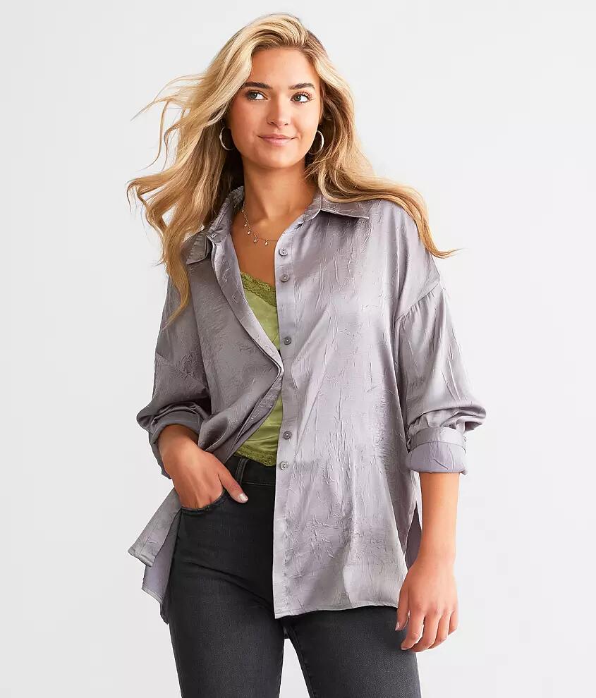 Willow & Root Satin Crinkle Blouse Cover