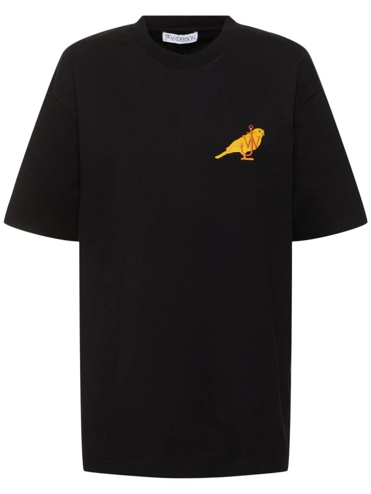 JW ANDERSON Canary Cotton Jersey T-shirt Cover