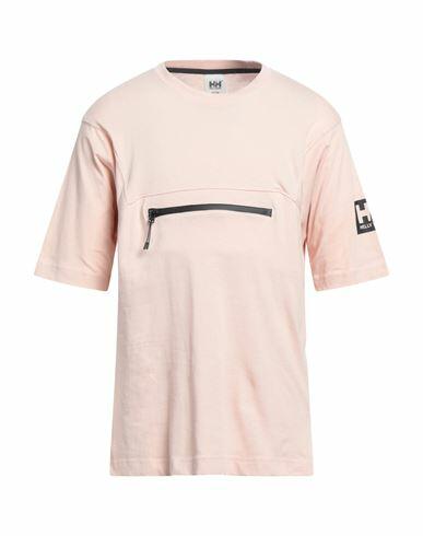 Helly Hansen Man T-shirt Light pink Cotton Cover