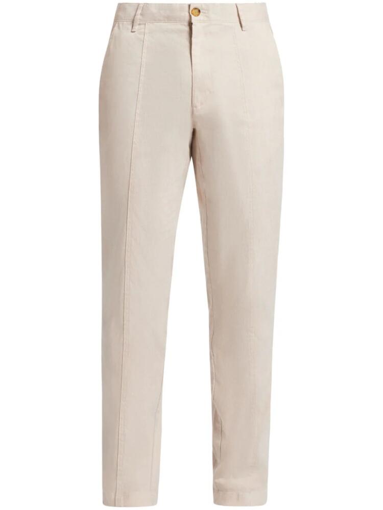 Michael Kors linen felt trousers - Neutrals Cover