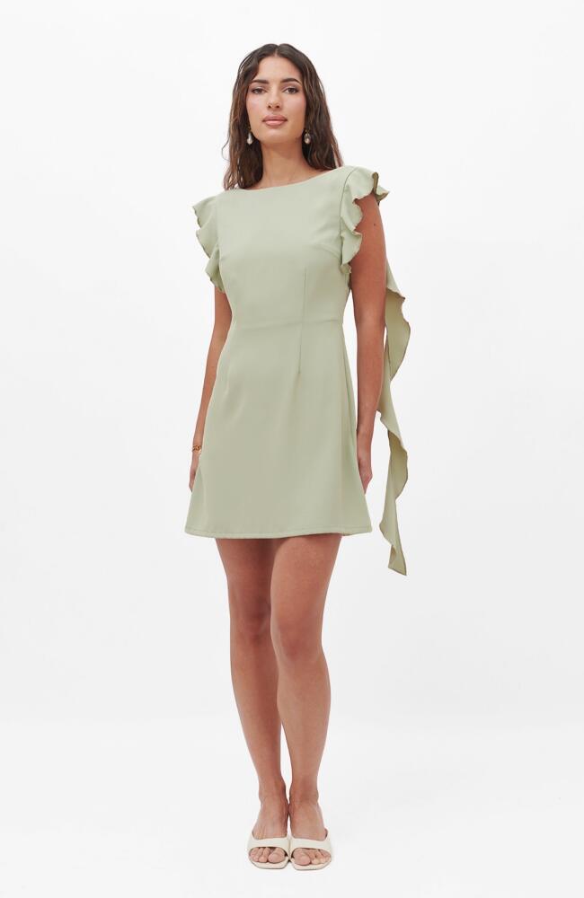 NANA'S Sophia Mini Dress in Matcha Green Cover