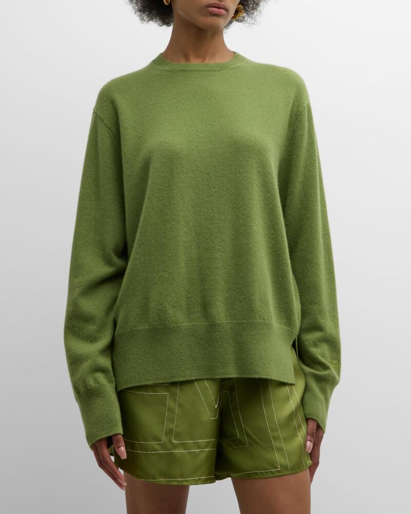 Toteme Cashmere Knit Crewneck Sweater Cover