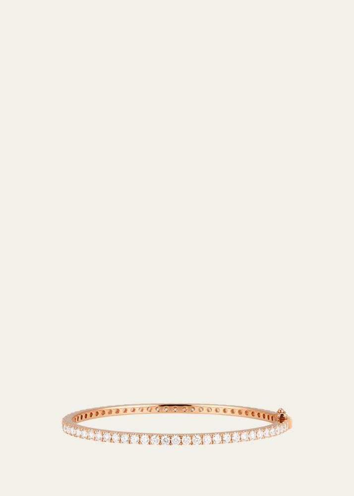 Sidney Garber 18K Rose Gold Diamond Bangle Bracelet Cover