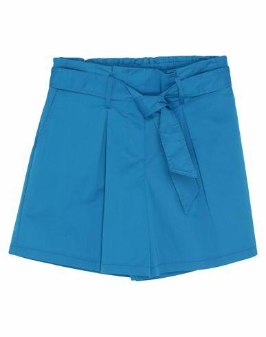 Kaos Jeans Woman Shorts & Bermuda Shorts Azure Cotton, Polyamide, Elastane Cover