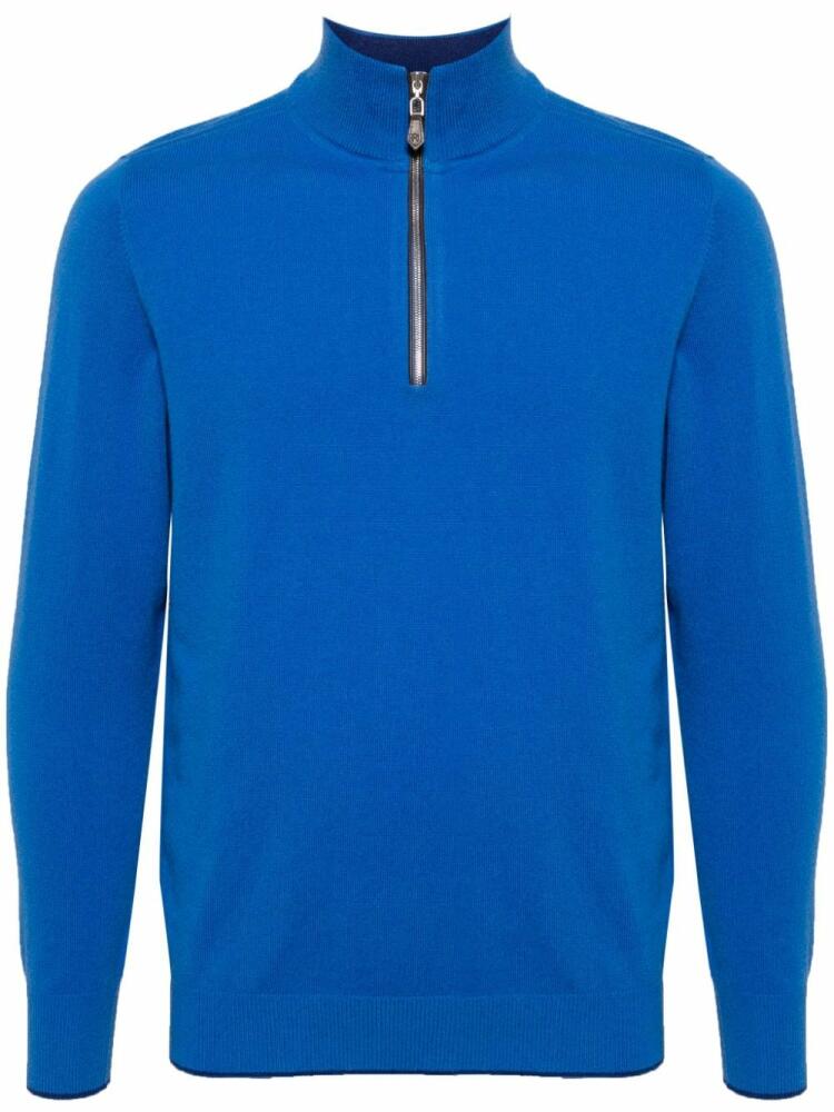 N.Peal Carnaby organic cashmere sweatshirt - Blue Cover