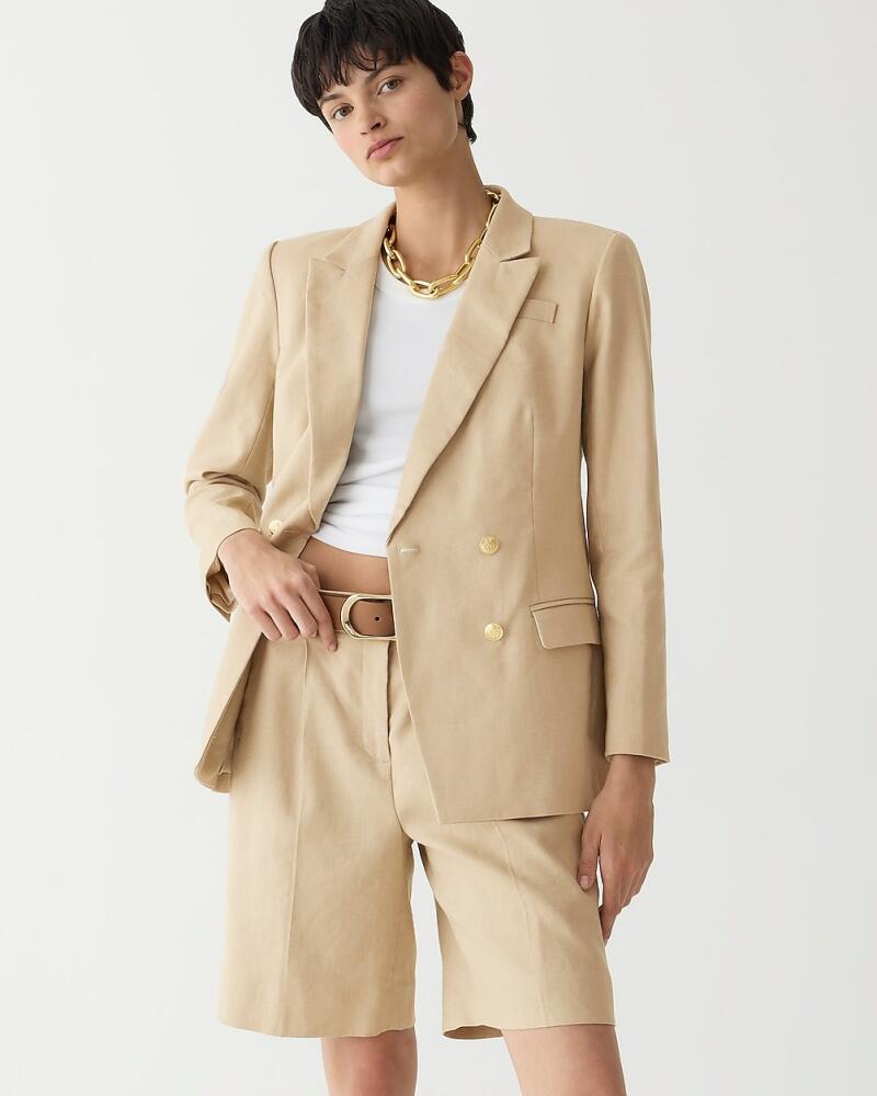 J.Crew Tall Greta blazer in stretch linen blend Cover