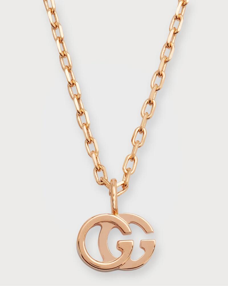 Gucci 18K Yellow Gold GG Running Necklace Cover