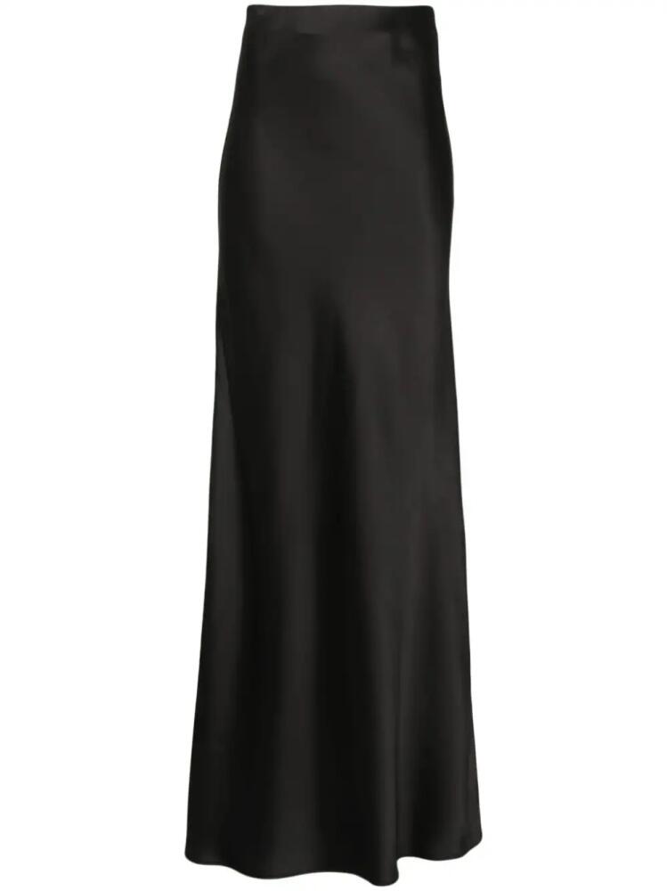 Blanca Vita Ginestra satin long skirt - Black Cover