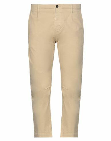 Novemb3r Man Pants Beige Cotton, Elastane Cover