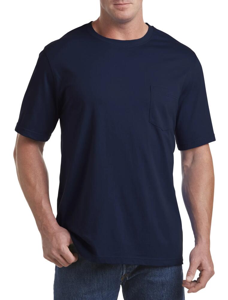 Harbor Bay by DXL Moisture-Wicking Pocket T-Shirt in Blue Depths Cover