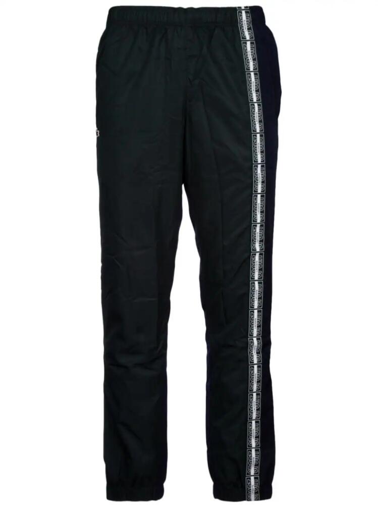 Lacoste logo-print track pants - Black Cover