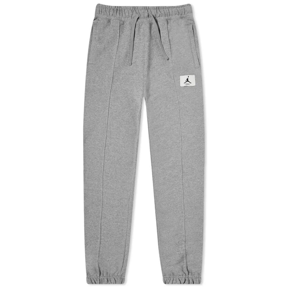 Air Jordan Women's Essential Fleece Pants in Grey Heather/Sail Cover