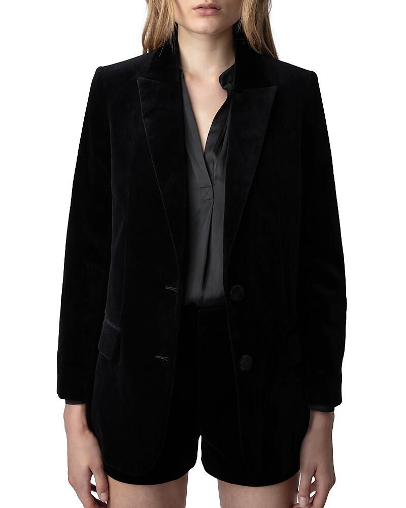 Zadig & Voltaire Viva Velvet Blazer Cover