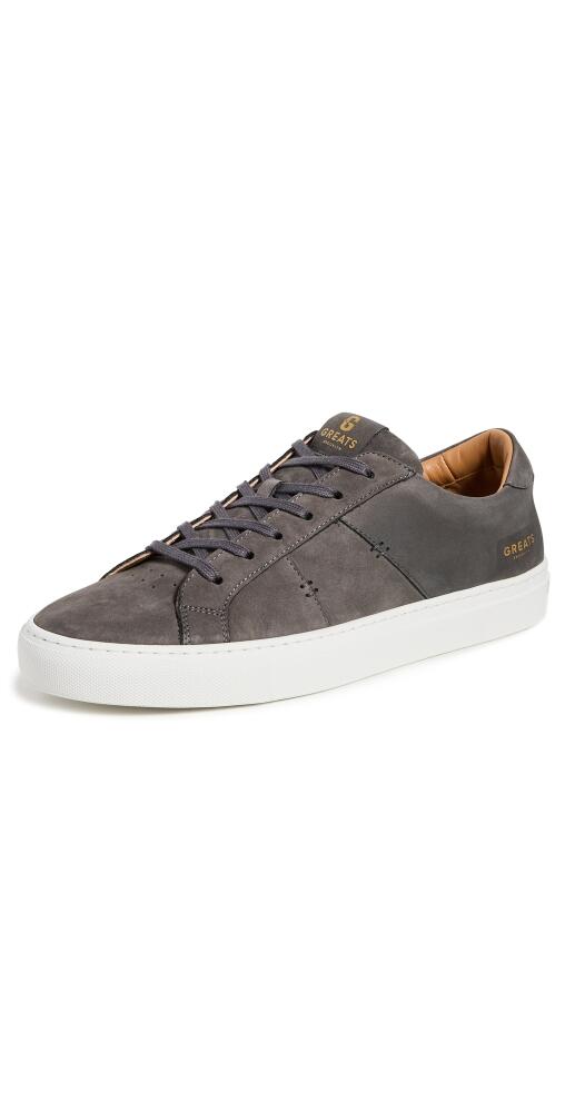 GREATS Royale 2.0 Nubuck Sneakers Charcoal Cover