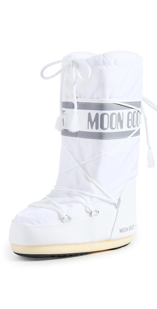 Moon Boot Icon Nylon Boots White Cover