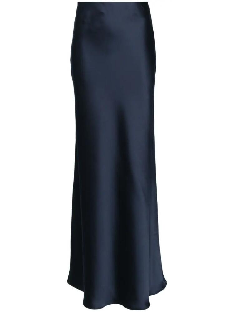 Blanca Vita satin maxi skirt - Blue Cover