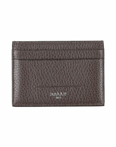 Bally Man Document holder Dark brown Leather Cover