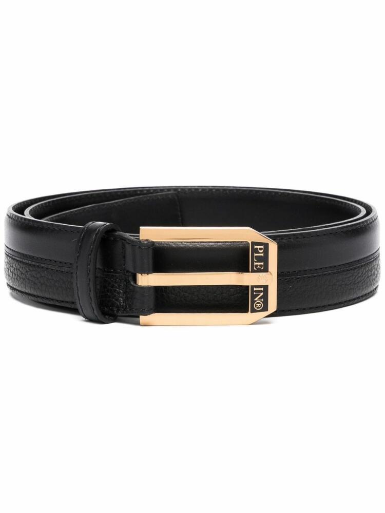 Philipp Plein buckled leather belt - Black Cover